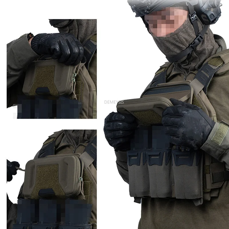 Tactical Universal EUD Phone Pouch Molle Phone Holder Smartphone Case Hunting Plate Carrier Accessories Airsoft Training Gear