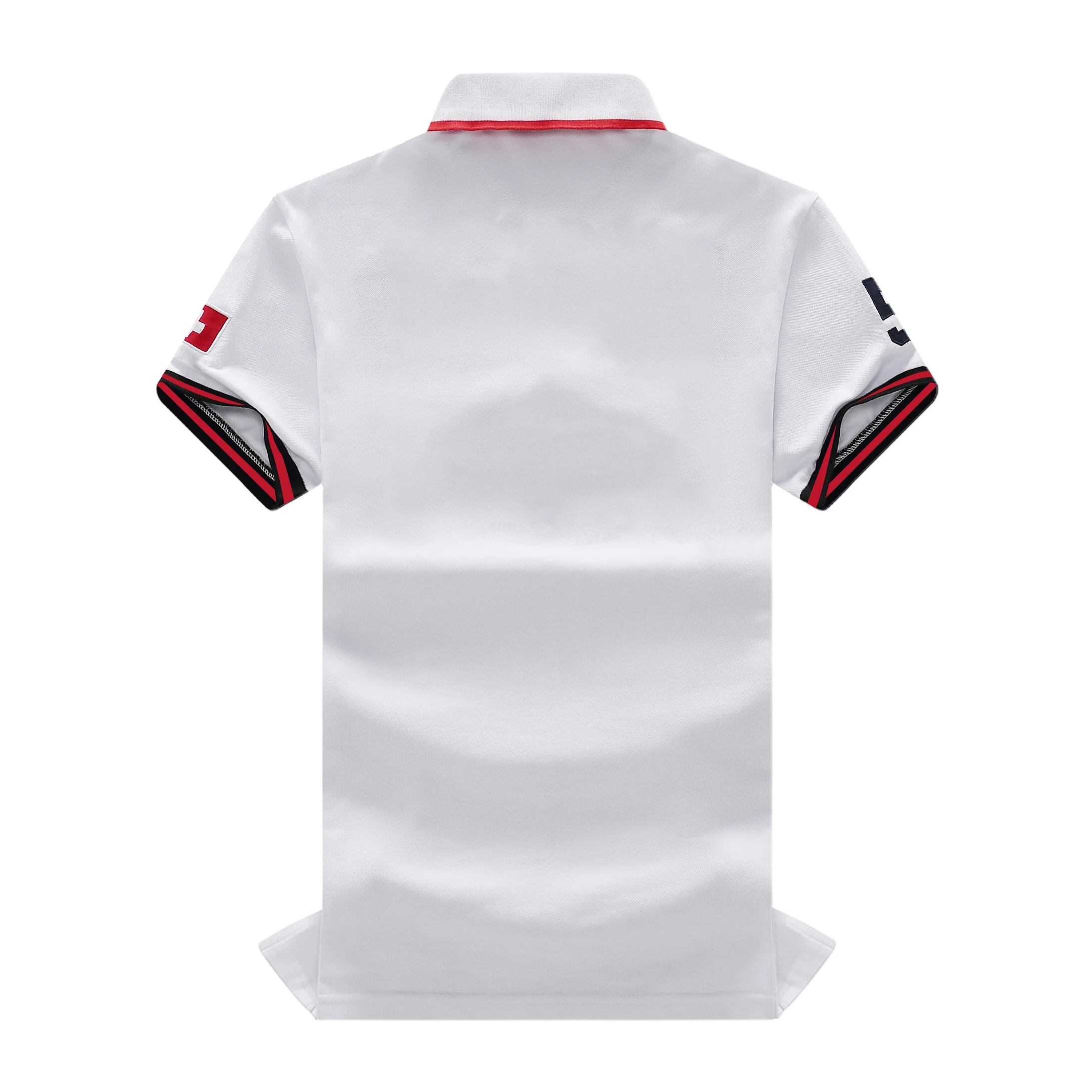 Men's Polo Shirt Classic Switzerland Popular 100% Cotton Embroidery Short Sleeve Sports Collar T-shirt Oversized US Size XS-7XL