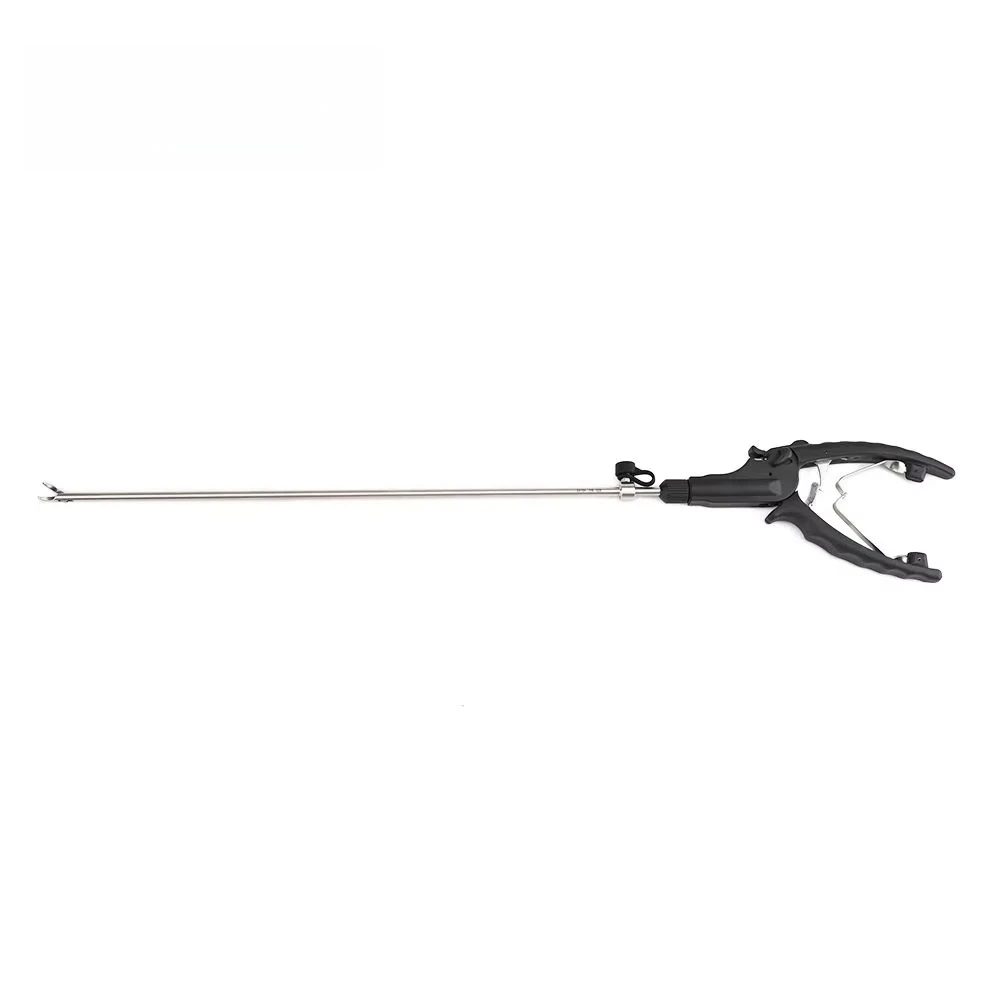 5mm Reusable Holder Driver Surgical Forceps with Detachable Plastic Handle Straight and Curved Jaws