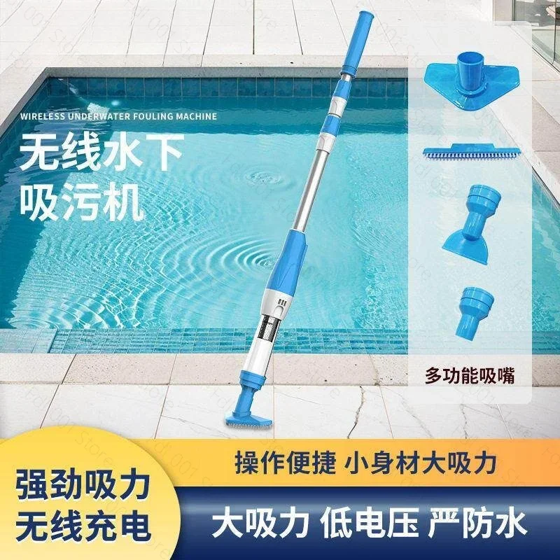 3 In 1 Cordless Pool Vacuum Cleaner Rechargeable Handheld Swimming Pool Cleaning Tool