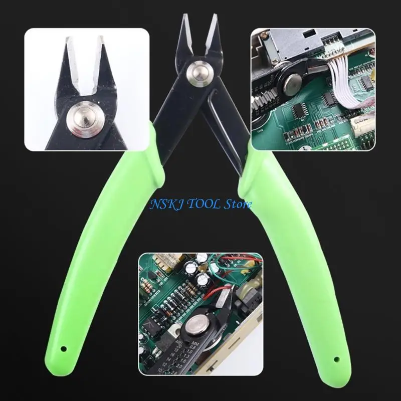 

L8RC Wire Side Oblique Cutter Cutting Nippers Pliers Tool Electronics Accessories