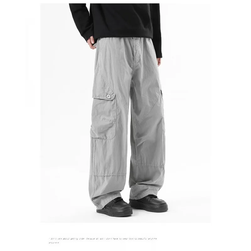 

Мужские модные рабочие брюки - дышащие повседневные брюки из смесового хлопка, минималистичный стиль, подходят для бега и ежедневных поездок на работу