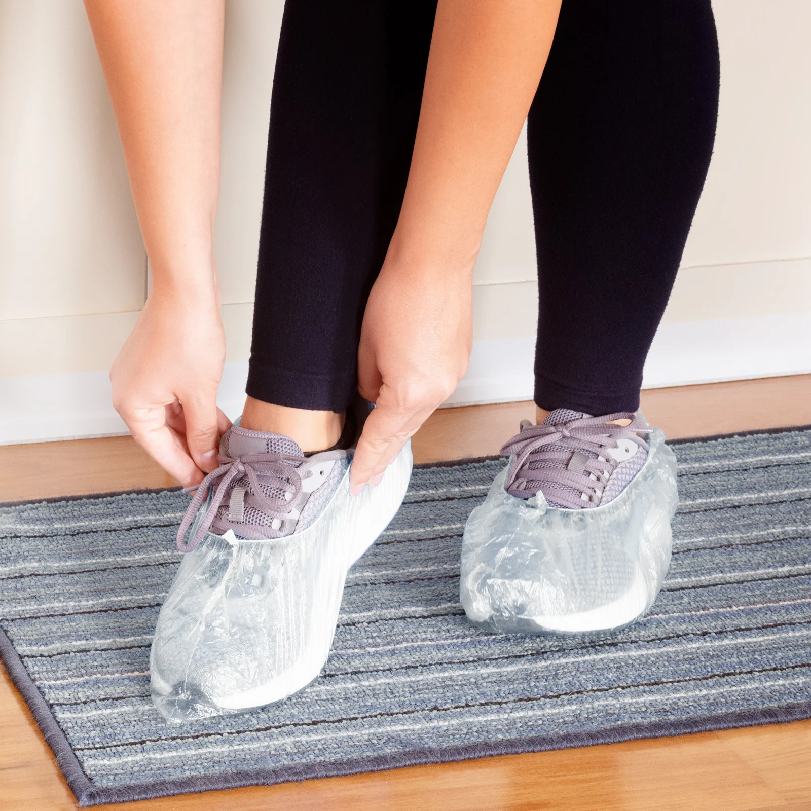 

200 Pcs over Shoes Protectors Cover Covers Waterproof Plastic Wrapper Coverings