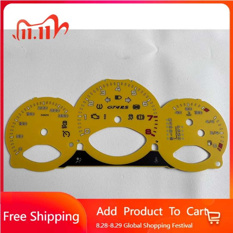 

Внутренние наклейки, манометр для Porsche 987.1 Boxster 987.2 2004-2013, отделка слой приборной панели автомобиля ﻿ ﻿