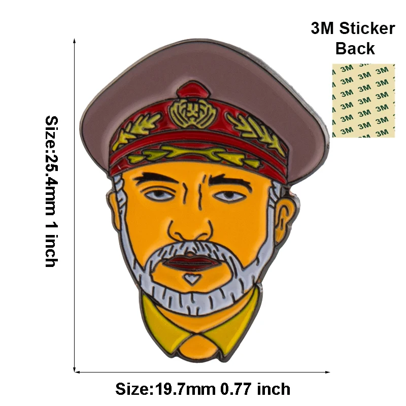 Saudi Arabia Mobile Phone 3M Sticker Badge Metal Pin Broooches Pins