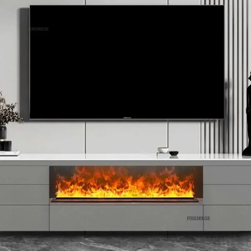 مدفأة المياه ثلاثية الأبعاد الديكور الداخلي غرفة المعيشة المنزلي المواقد البخارية جزءا لا يتجزأ من مدفأة رذاذ لهب واقعية