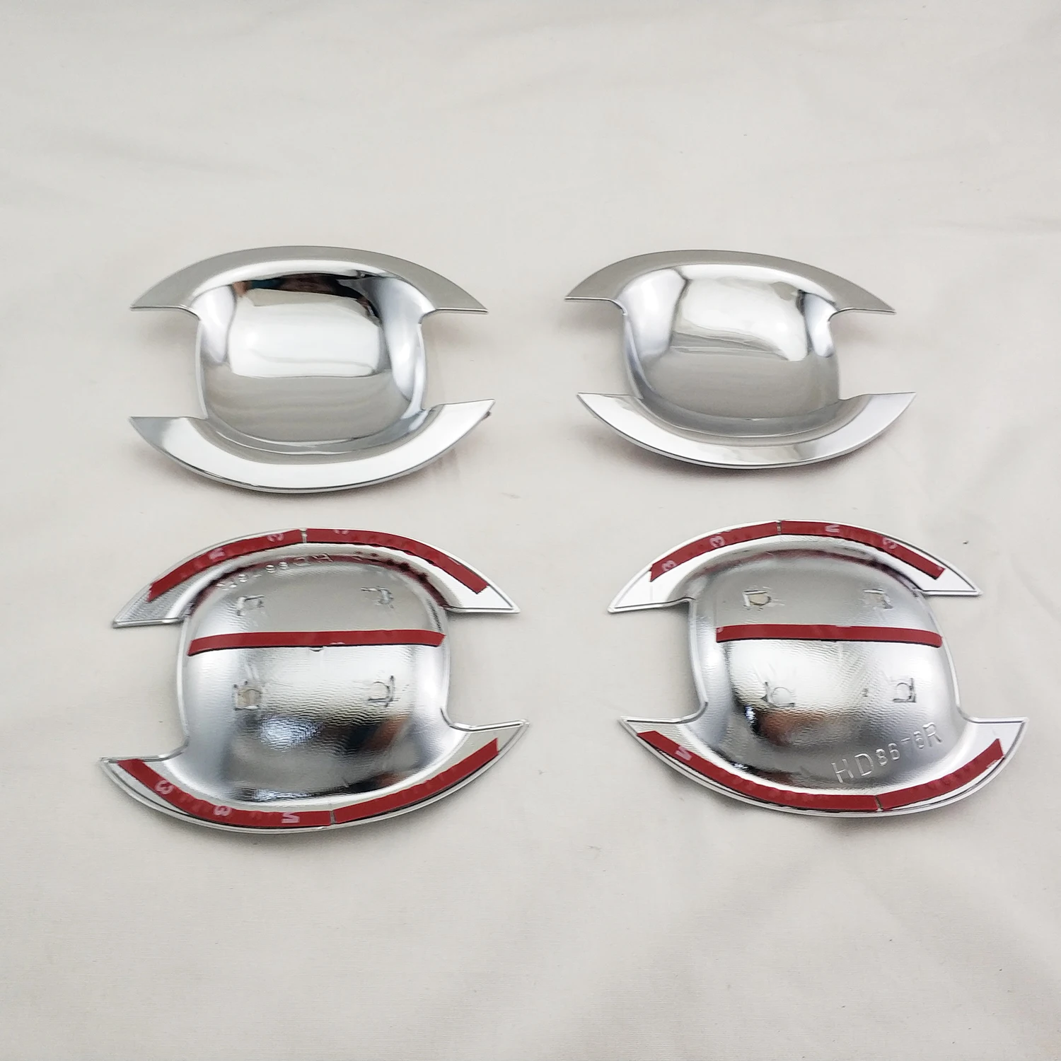 Yoyo New ABS Chrome Car Accessory Door Handle Bowl Covers Trim Paste Style For Toyota VIOS 2003 2004 2005 2006 2008 2010