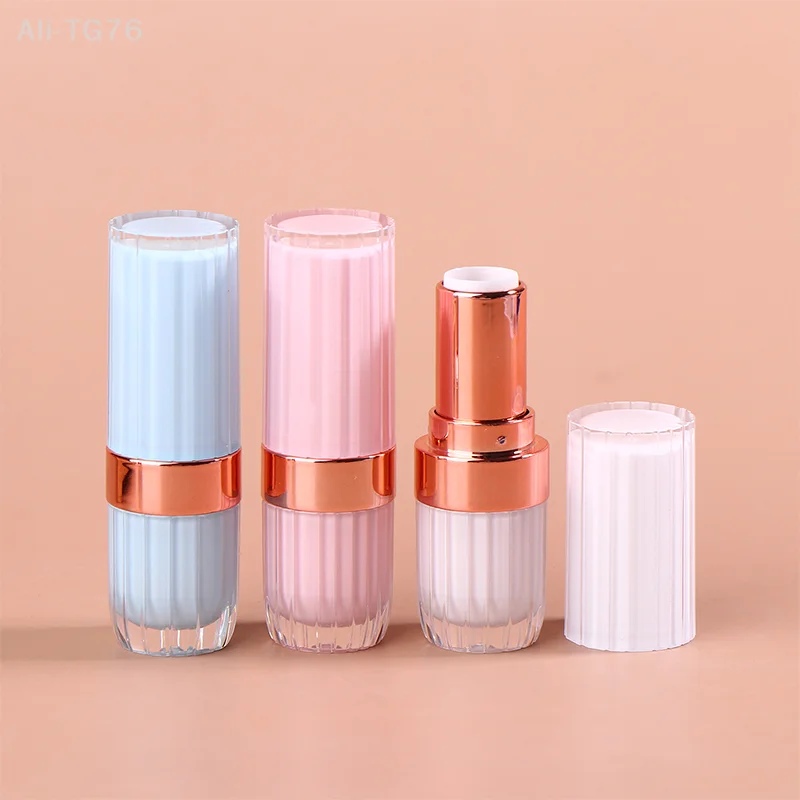 3,6 g leere Lippenbalsam-Röhrchen mit runder Schnalle, Lippenstift-Röhre für Reise-Make-up-Verpackungen, Probe, selbstgemachter Lippenstift-Behälter