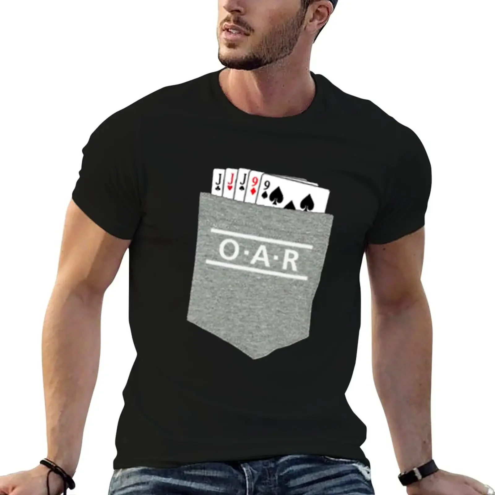 O.A.R. Band Poker Pocket T-Shirt korean fashion Funny t-shirts mens tall t shirts