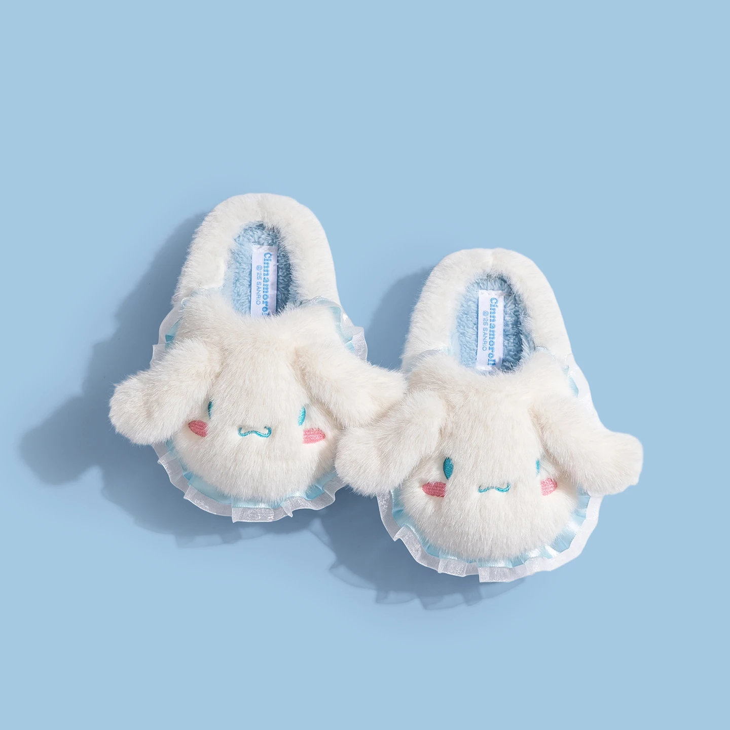 

2025 New Sanrio Children Women Slippers Indoor Warm Comfortable Lightweight Bedroom Concise Winter Cotton Shoes Kids Shoes