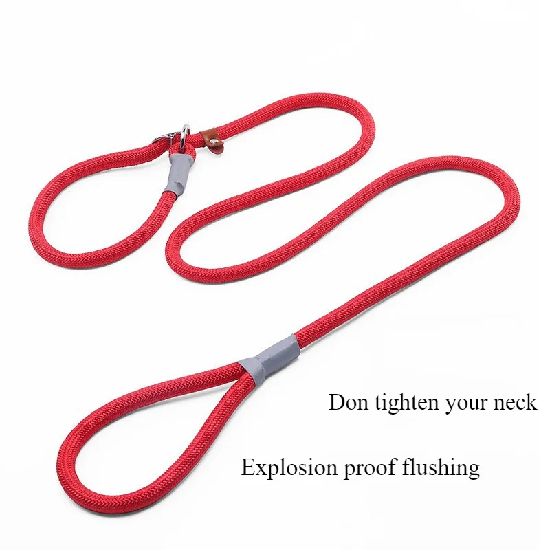 Dog P Chain Pet Traction Rope Reflective Wire Dog Chain Explosion Proof Punching Walking Tractio Rope