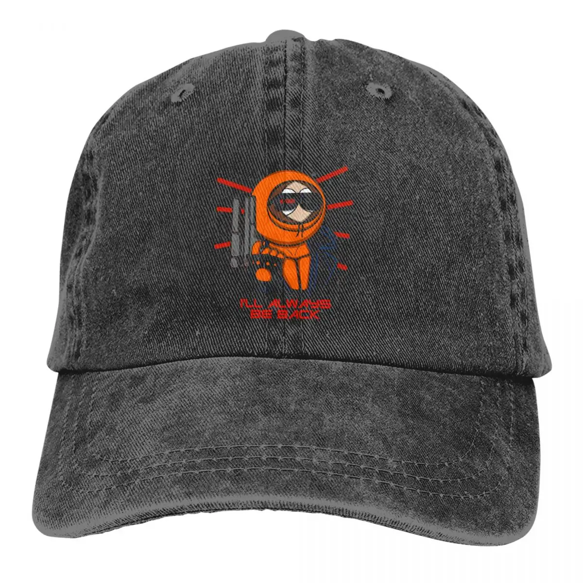 Gorra de béisbol lavada para hombre, gorro de béisbol con cierre trasero, K-800 de camionero, sombrero de papá, sombreros de Golf Southpark