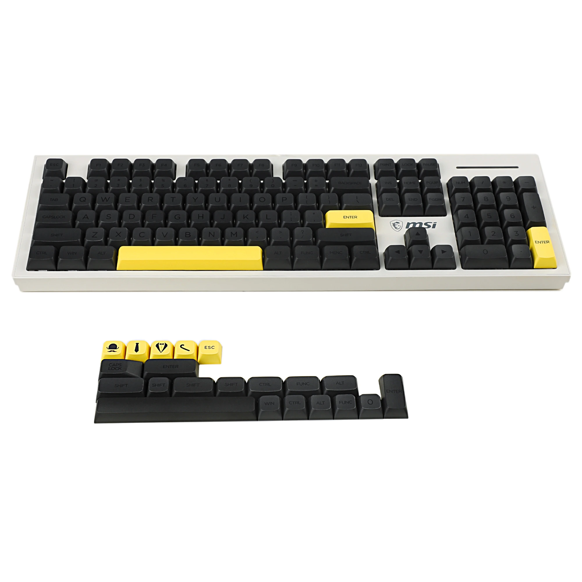 

Клавиатура YMDK 125 ZDA Profile XDA v2 Dye Sub PBT для 104 TKL 60% 96 84 68 64 MX