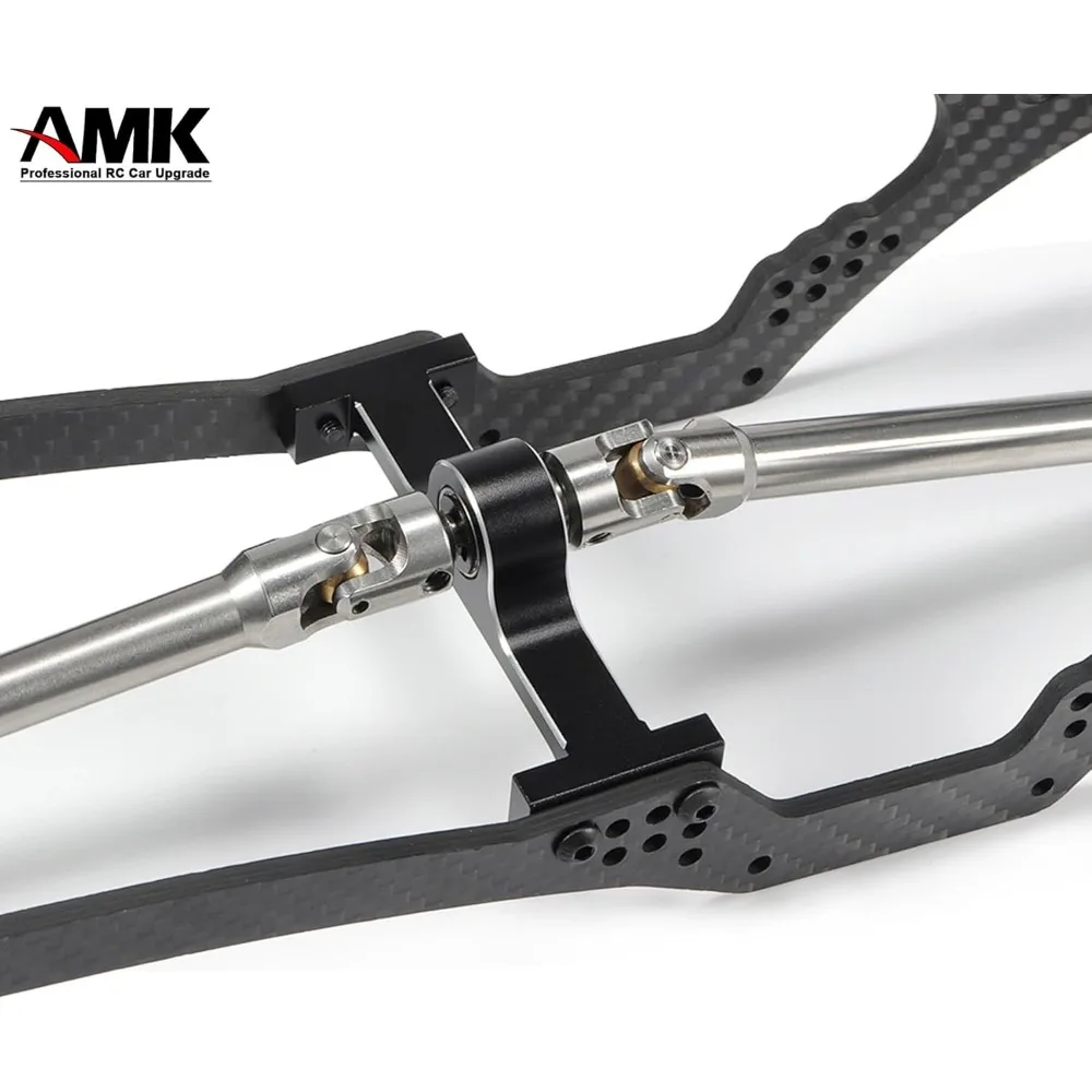 อลูมิเนียม 70 มม.Transfer Case เกียร์ 5mm SHAFT for1/10 RC ROCK Crawler MOA 1.9 Shafty LCG CHASSIS Builder