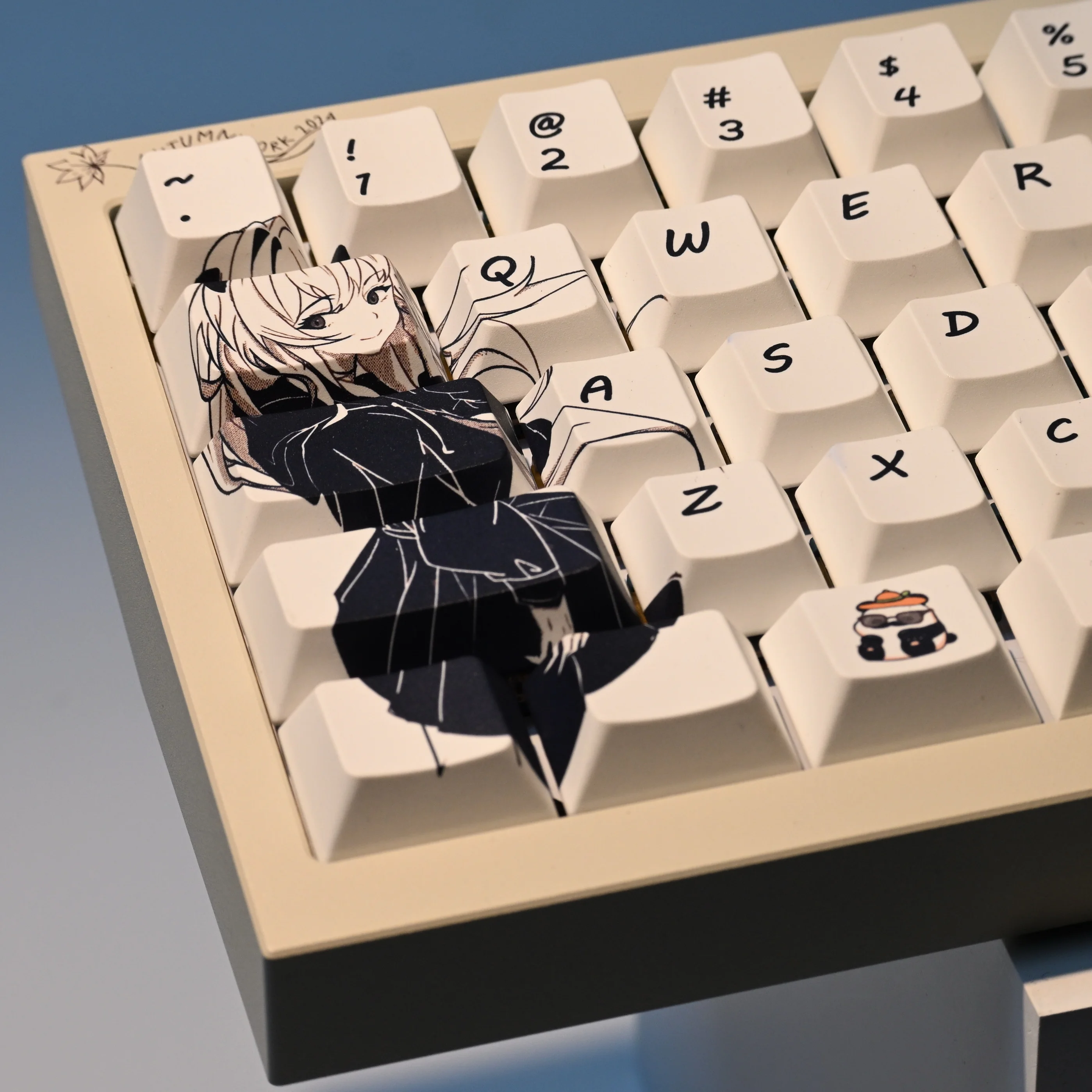 

Twin Dream Keycaps 64 keys, feel coated keycaps