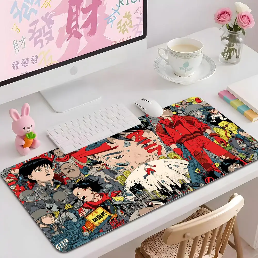 Anime Akira Mouse Pads Multiple Sizes Large Square Computer Office Game Table Mats Rubber Anti-slip Mousepads