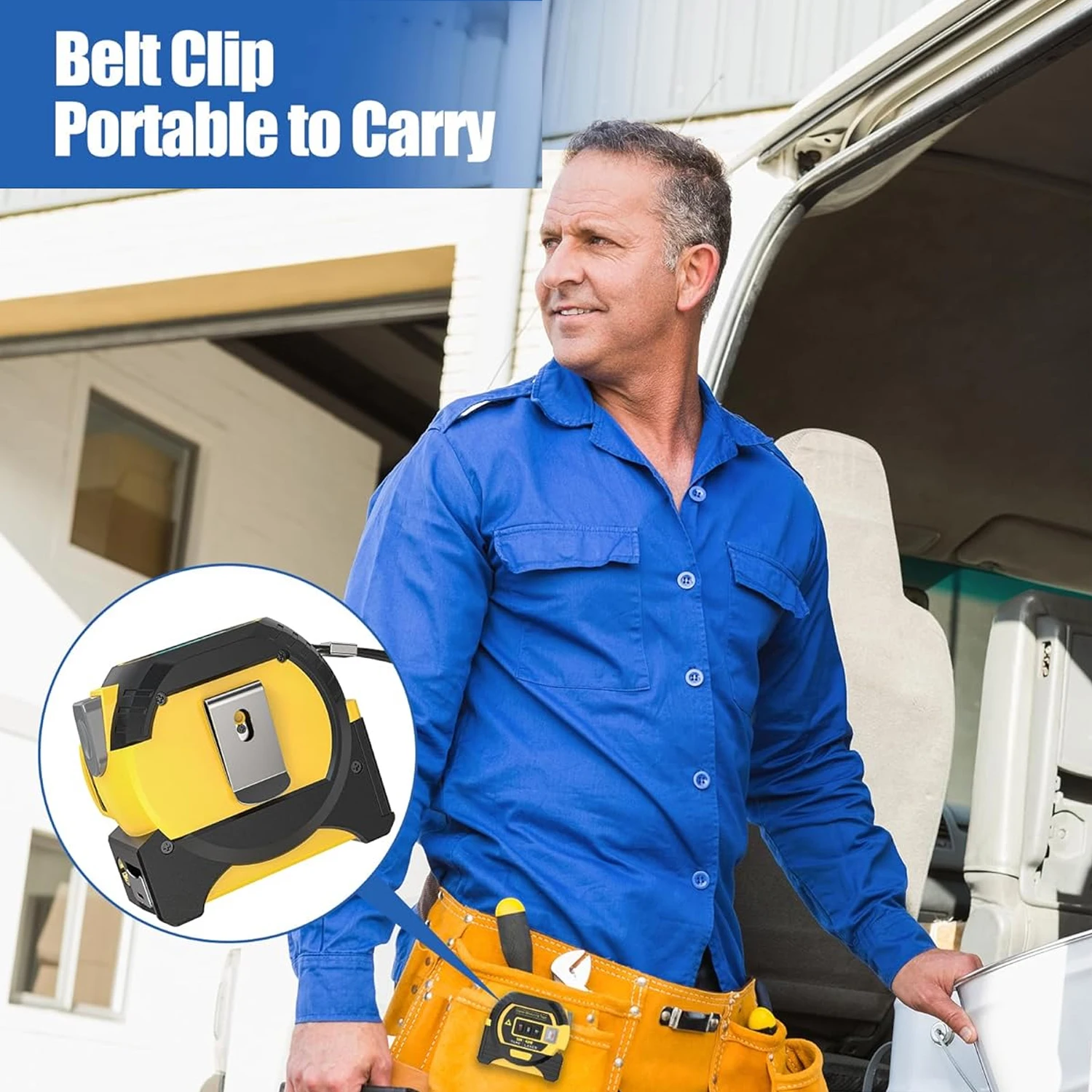 3 в 1 лазерный дальномер, лазерная рулетка с цифровым дисплеем, 40 м/60 м, прецизионная измерительная линейка 5 м, дальномер