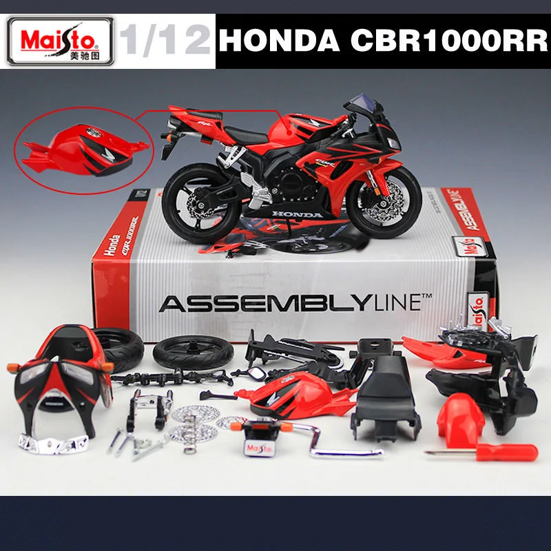 Maisto 1:12 Honda CBR1000RR Assembly Version Alloy Motorcycle Model Diecast Metal Toys Motorcycle Model Collection Children Gift