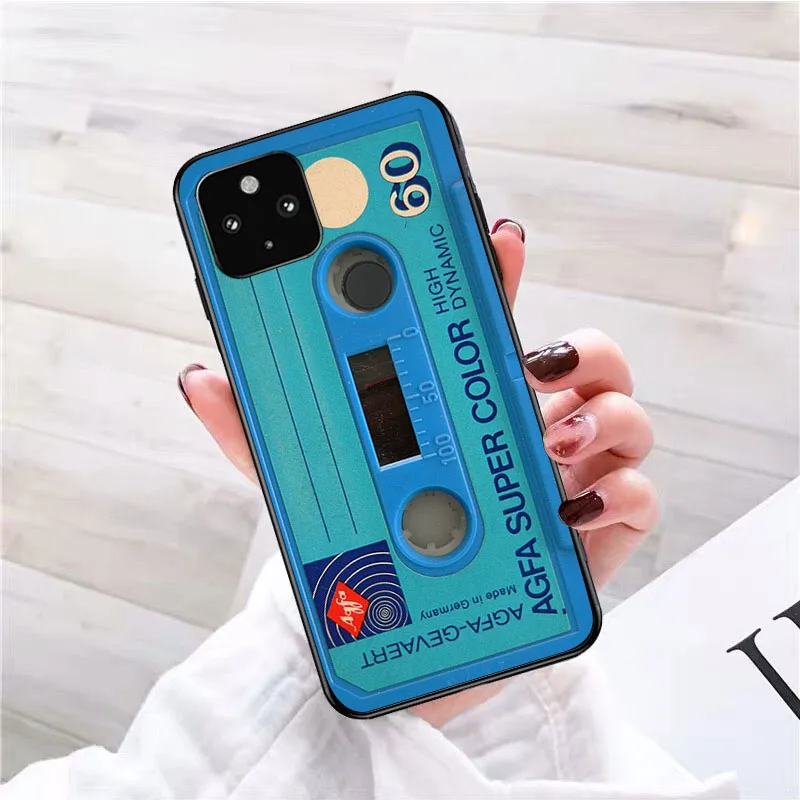 Vintage Cassette Tape Retro Phone Case for Google Pixel 10 9 Pro XL 9A 8 7 6 Pro Pixel 8A 7A 6A Pixel 8 7 6 5 Funda