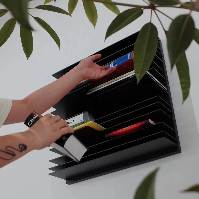 Wall-mounted invisible bookshelf Wall shelf Medieval storage shelf