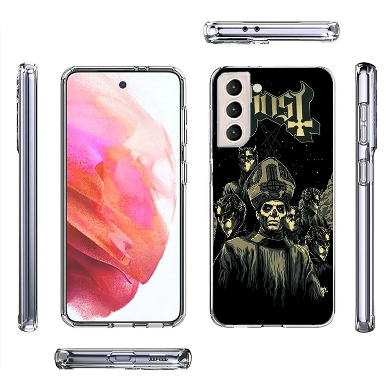 Ghost Papa Emeritus Phone Case For Galaxy A14 A24 A34 A54 Samsung A02S A12 A22 A32 A42 A52 A72 A13 A33 A53 5G A03 A03S A23 A73 A