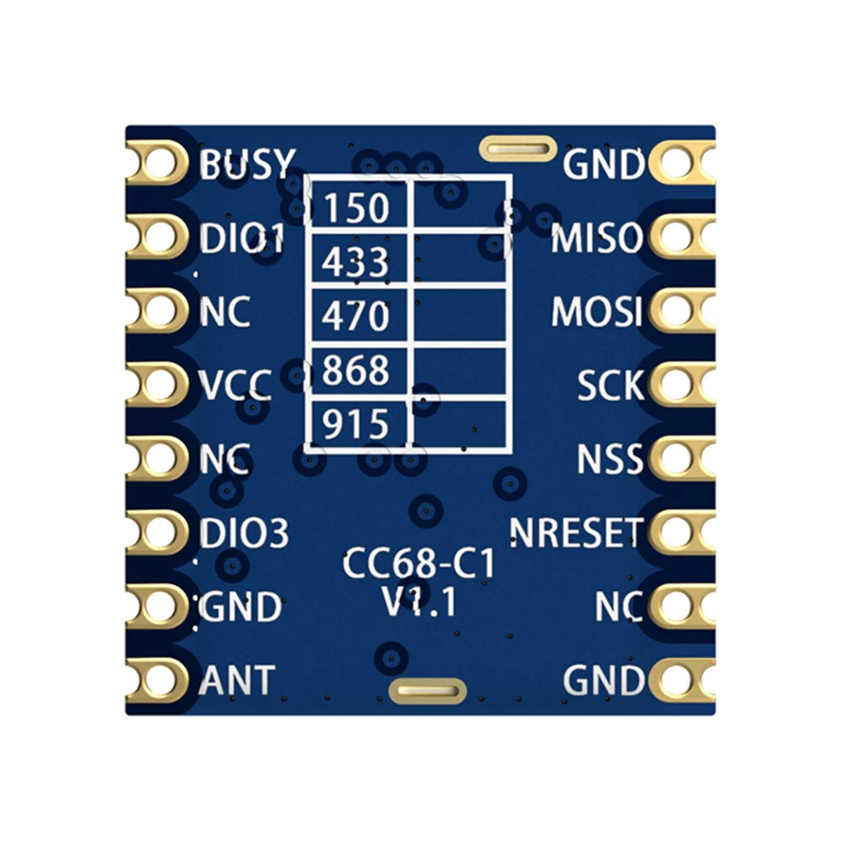 150 mhz CC68-C1 LLCC68 Moduł LoRa160mW 5KM Pełny zamiast LORA1262/LORA1268