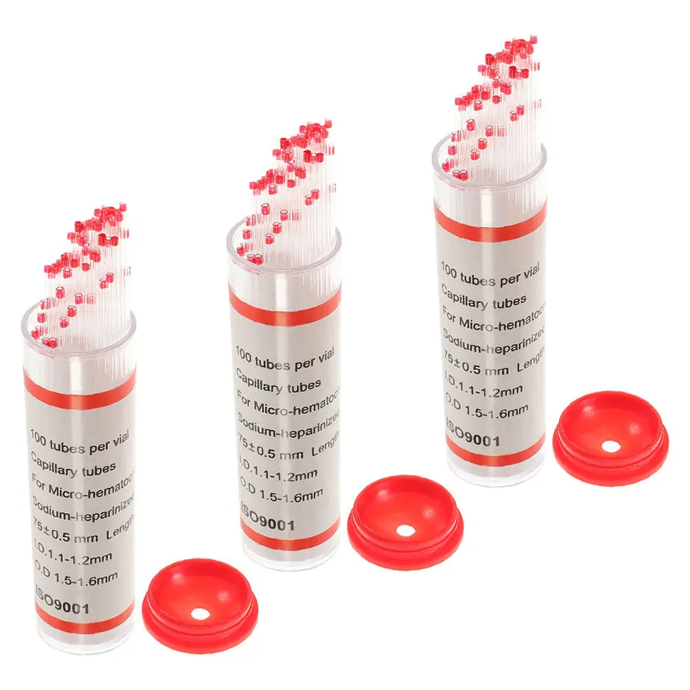 300 pcs Lab-Grade Glass Capillary Tubes for Hematocrit, Melting Point & Chemical Analysis - view 2