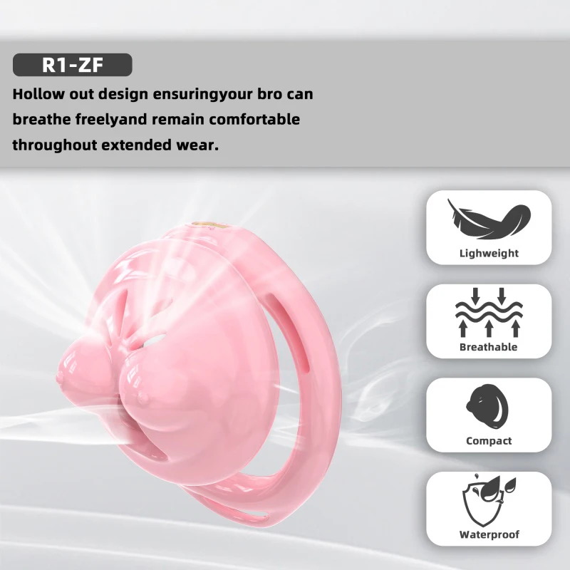 Kunci Keperawanan Mini Baru dari Karet Lunak CB Lock untuk Pria, BDSM, Alat Bantu Seks untuk Sissy dengan Kateter 6 Cincin, Mainan Seks untuk Pria