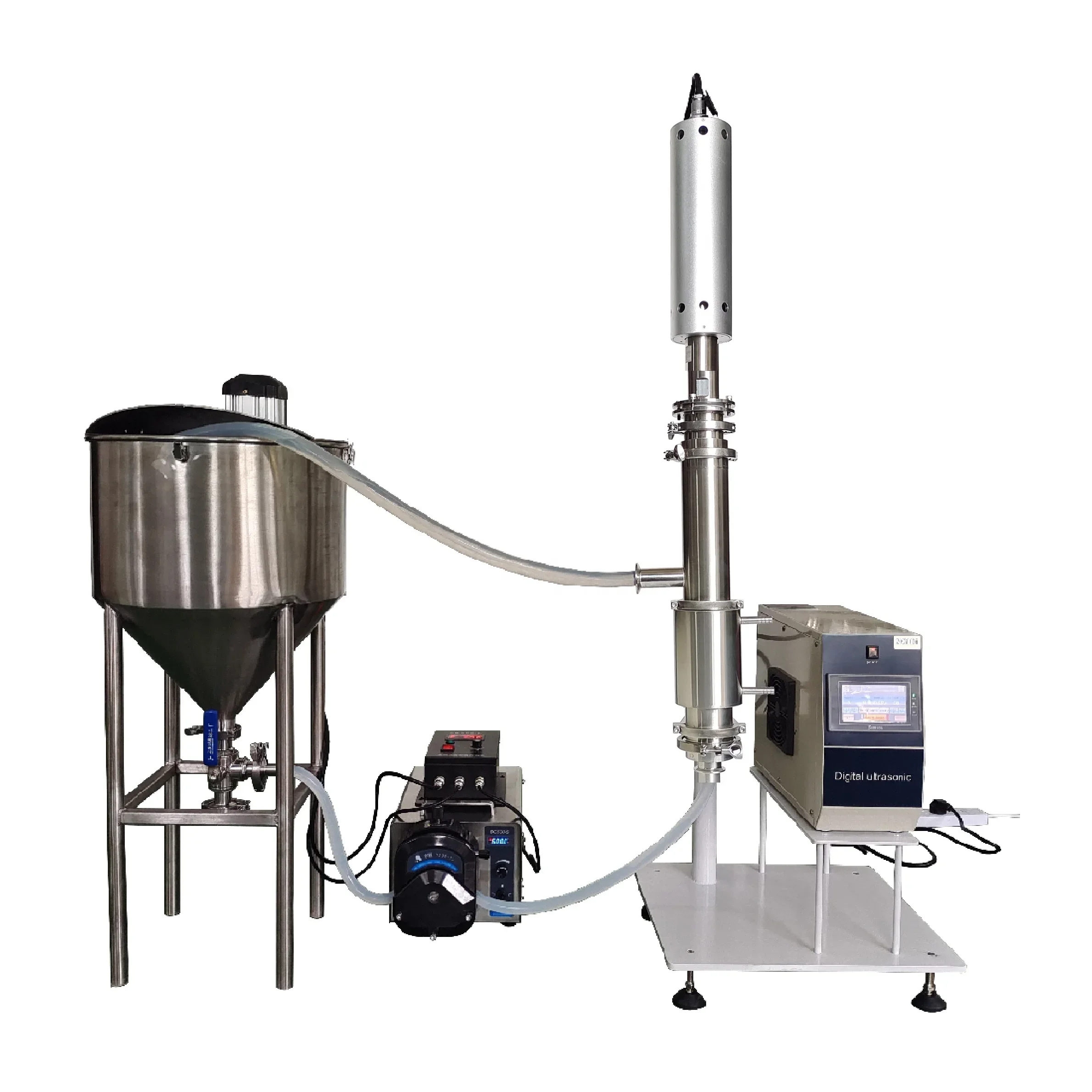 Ultrasonic Homogenizer Chemical Nanoemulsion Extractor Equipment Ultrasound Essential Oil Extracting Machine