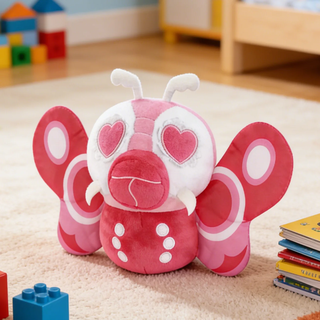 

Плюшевая игрушка-кукла Мотра '64, цвет «Валентинов розовый», для декора в стиле аниме, для дивана, комнаты, для детей и фанатов, подарок на день рождения и Рождество