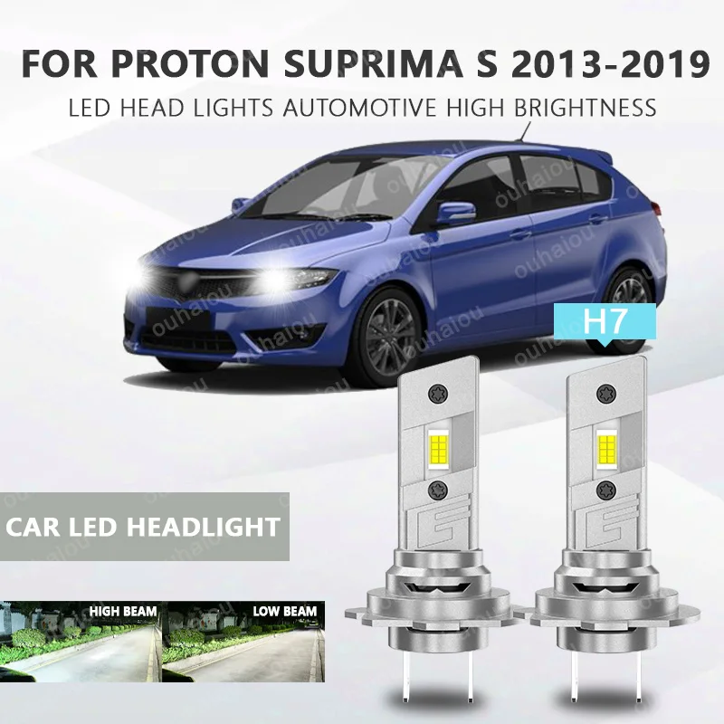

For proton suprima s 2013-2019 LED bulb car headlight with heat sink LED headlight headlight H7