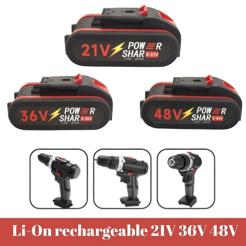 for 21V 36VF 48VF 88VF Rechargeable Lithium Ion Battery High-capacity Battery for Electric Saw Wrench Cordless Reciprocating Saw