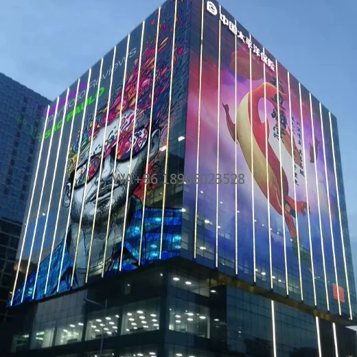 MDS Hoge Resolutie P3.9-7.81 Transparant LED-scherm Commercieel etalage voor winkels Liften PC Film Stick Retail