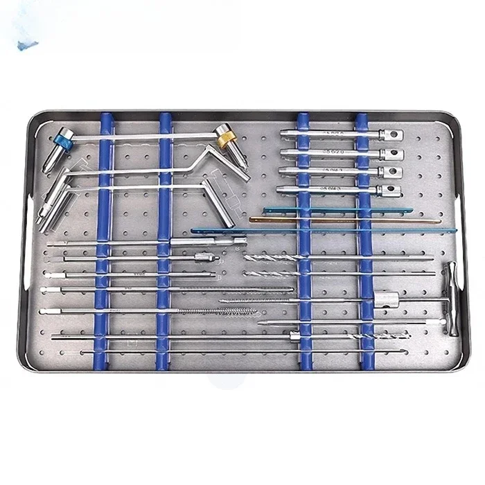 

Instrument setup and LCP for large segments of surgery
