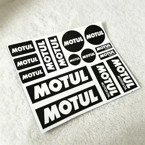 Reflective MOTUL Sticker Motorcycle Tank Helmet Bike Car Decal Kit for Yamaha Honda Suzuki Kawasaki Ktm Ducati