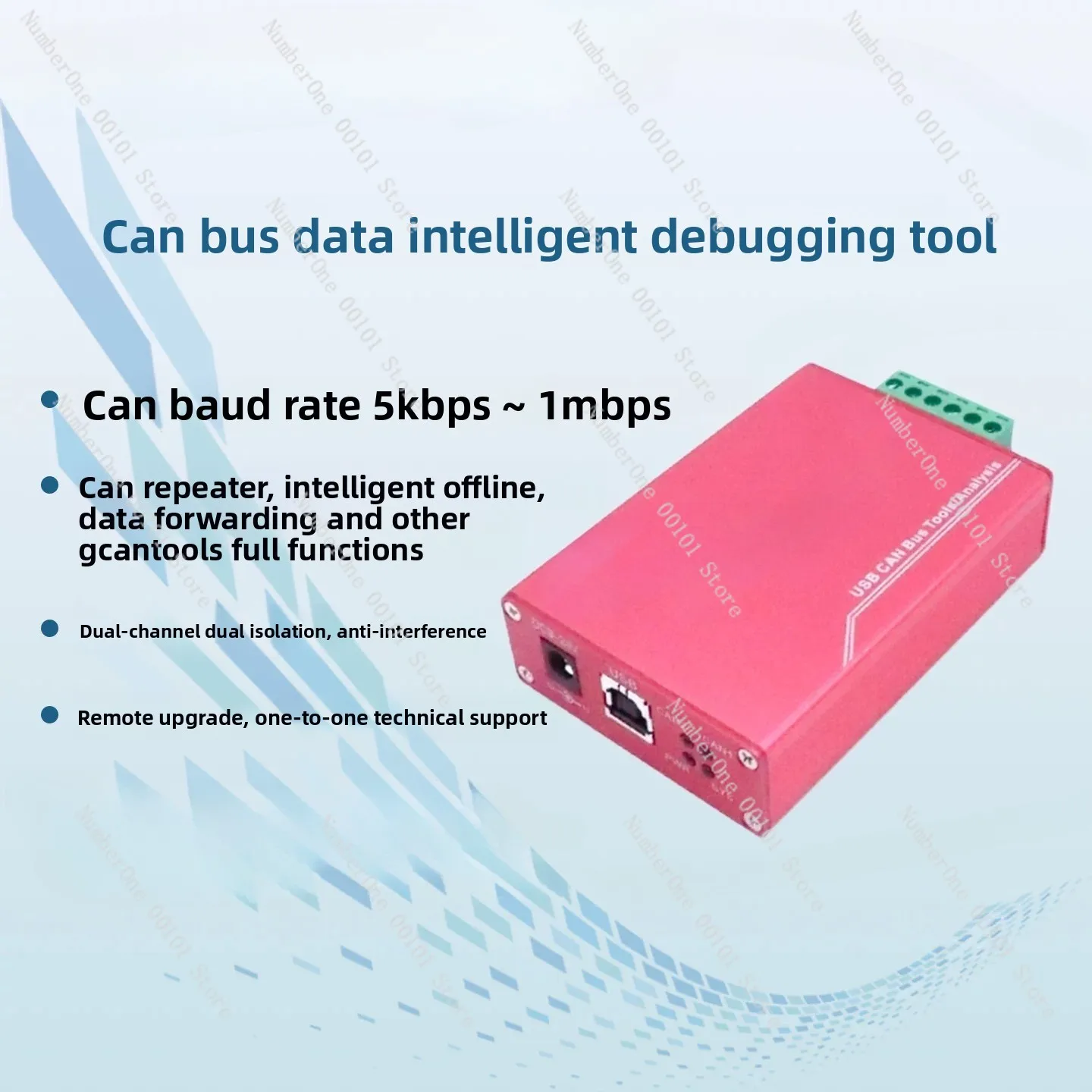 USB to CAN bus analyzer USBCAN debugging car DB9 interface OBD interface analysis CAN box