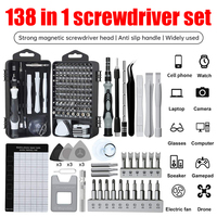 138 In 1 High Precision Screwdriver Set Professional Magnetic Screwdriver Tool Kit for Phone Computer Repair Household DIY