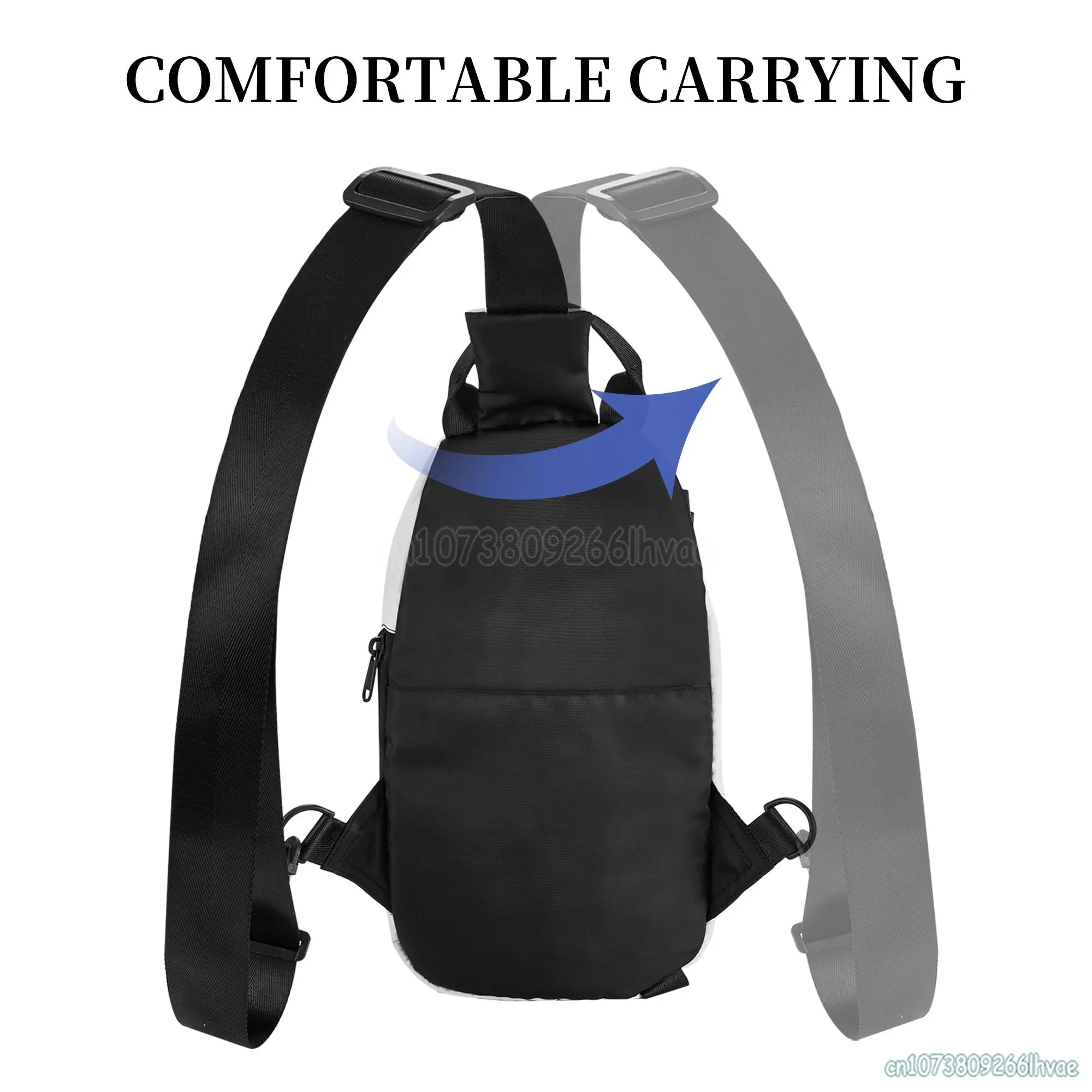 Joystick colorato gioco Crossbody Sling zaino videogioco Casual Sling Bag Travel Sport Running escursionismo Chest Bag Daypack