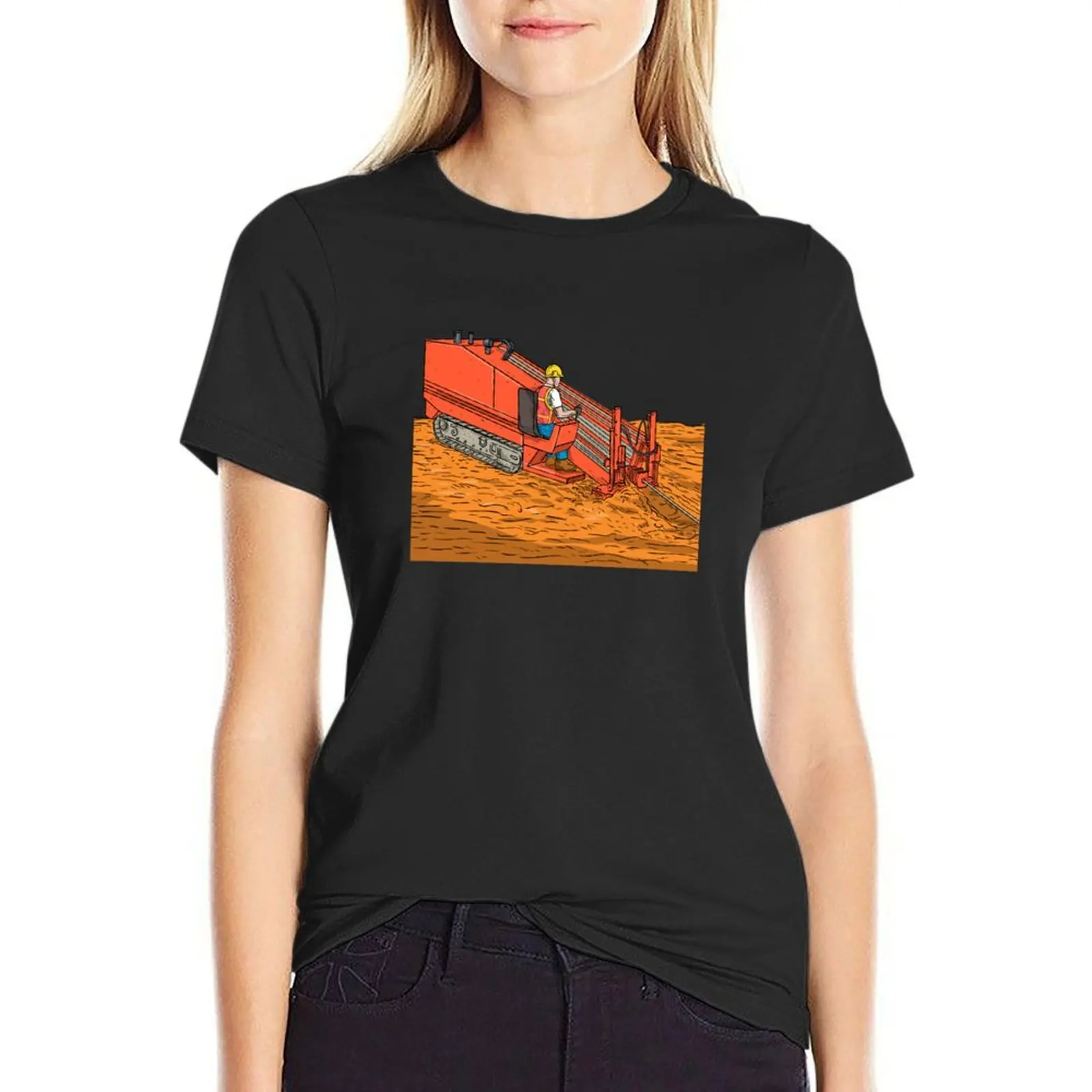 

Horizontal Directional Drilling Drill Rig and Construction M T-Shirt blanks new edition t shirt Women