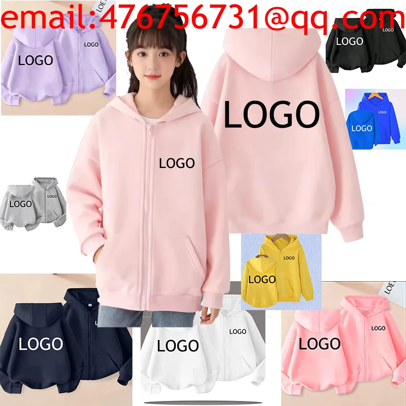 أزياء الأطفال سستة نمط ملابس الفتيان الفتيات هوديي قمم ربيع الخريف الترفيه Sweatshirr طفل 3-12 سنة معطف أحمر أسود