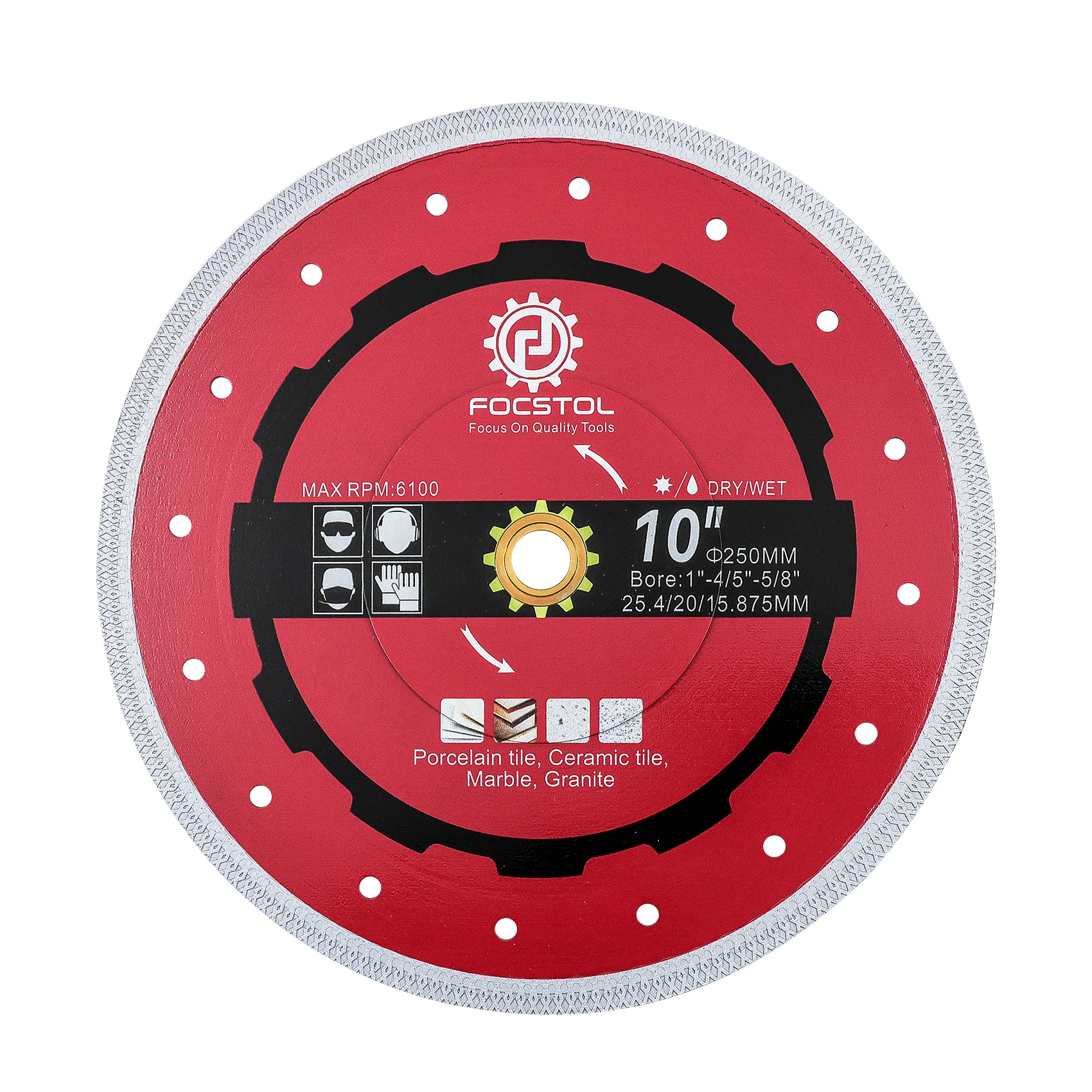 FOCSTOL Diamond Cutting Disc Saw Blade 1pc for Tile Marble Porcelain Granite Tile Cutting Disc X mesh Saw Cutting Disc Cut Plate