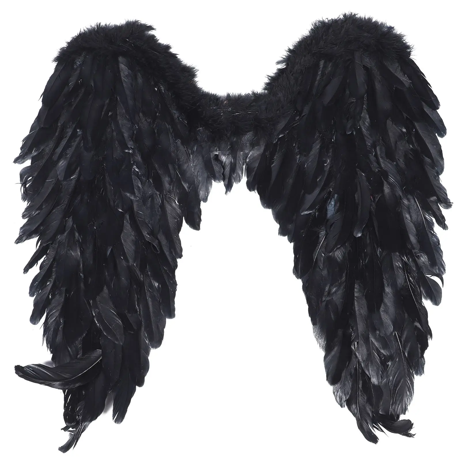 

1Pc Angel Feather Wing Christmas Party Outfit Children Adult Performance Costume Performance Suit Stage Performance Supply Black