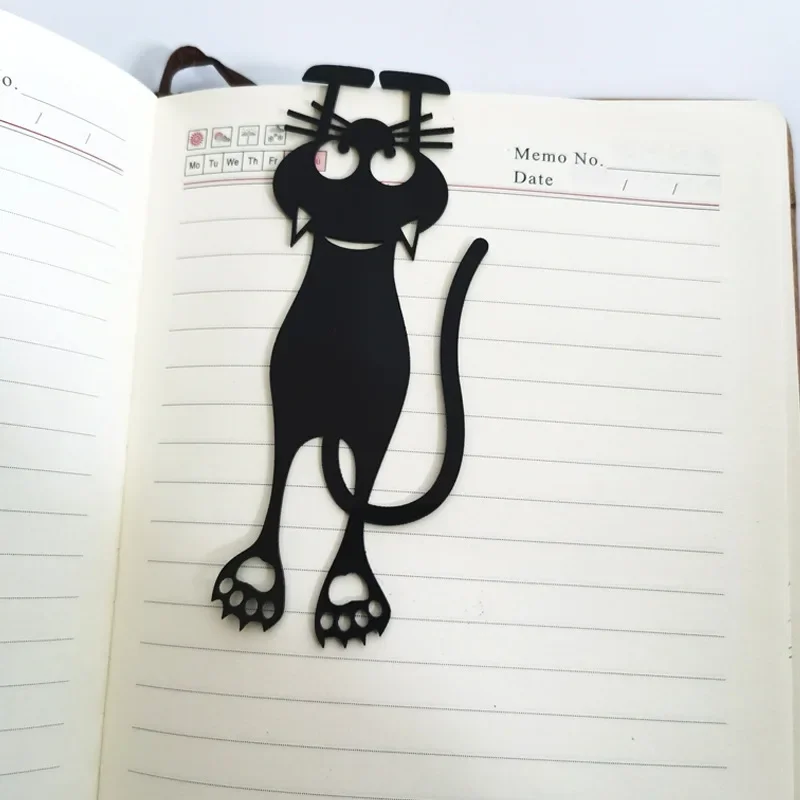 1Pc Cute Black Cat Bookmark Bookmark Reading Book Mark Stationery School Office Supply Student Gifts