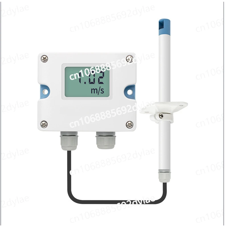 S10 Wind Speed Sensor, Air Volume Transmitter, Wind Speed Measuring Instrument, Duct Type High-precision Wind Speed Meter