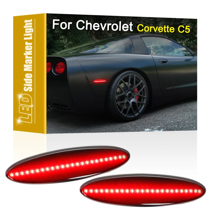 

2 шт., светодиодные лампы для Chevrolet Corvette C5 1997 1998 1999 2000 2001 2002 2003 2004