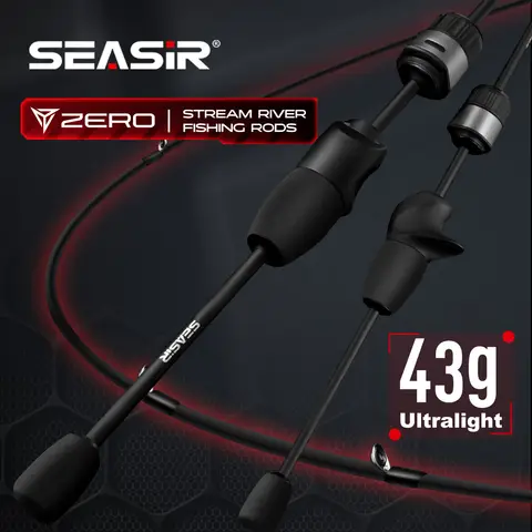 씨사르 제로 43g 낚싯대 BFS 초경량 탄소섬유 1.53M UL 루어 무게 1.5-6g 2절 스트림 리버 낚싯대