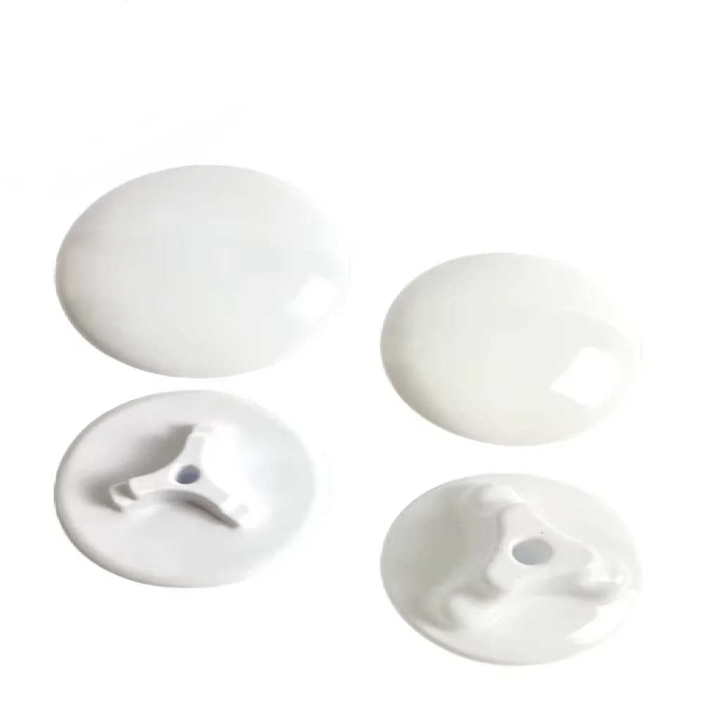 JUMTOP Dental Spittoon Cover - Ceramic Decorative Filter Replacement for Dental Chair, 65mm/80mm Spare Parts (White)