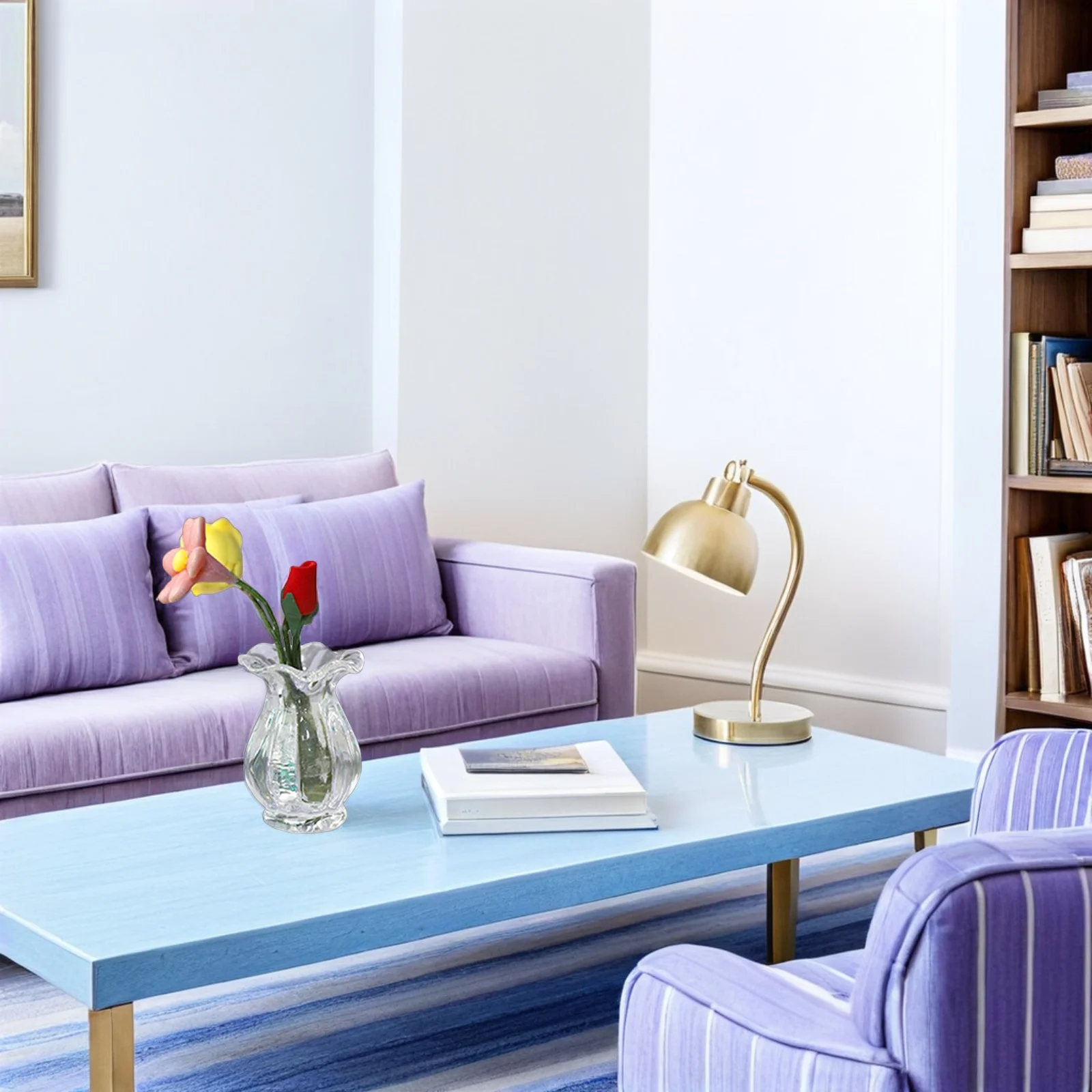 

5 шт. набор миниатюрных ваз из пластиковой смолы, прочный и легкий мини-декор для цветов для дома, микро украшение для рабочего стола и мини-сад