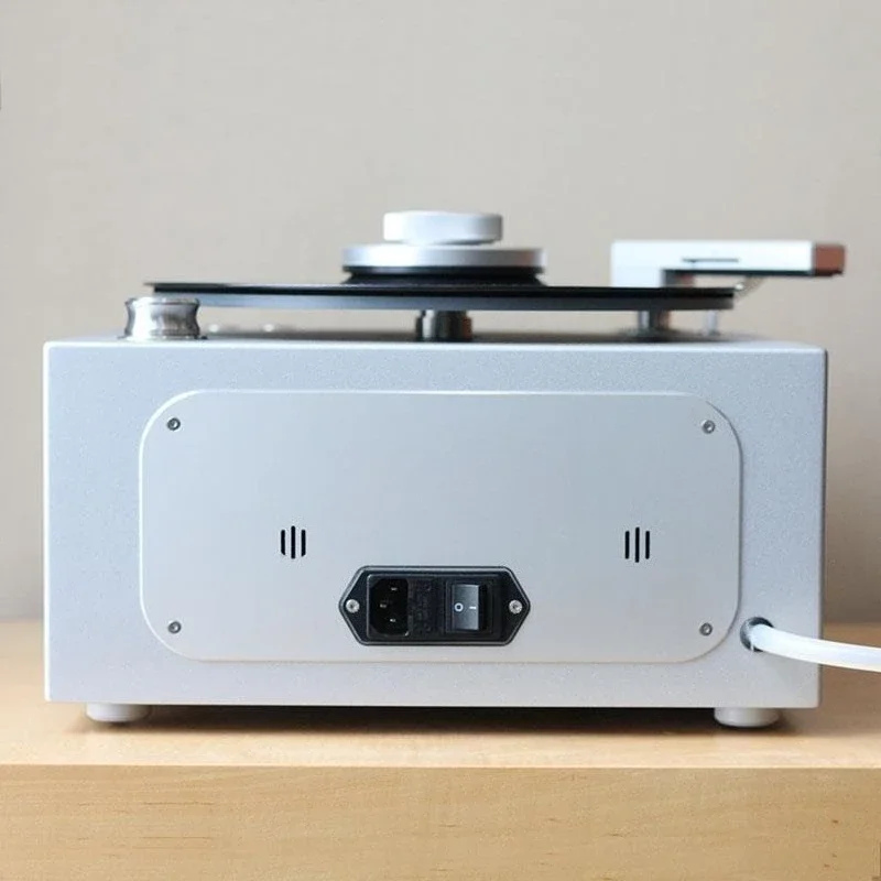 Vinyl record player, professional washing