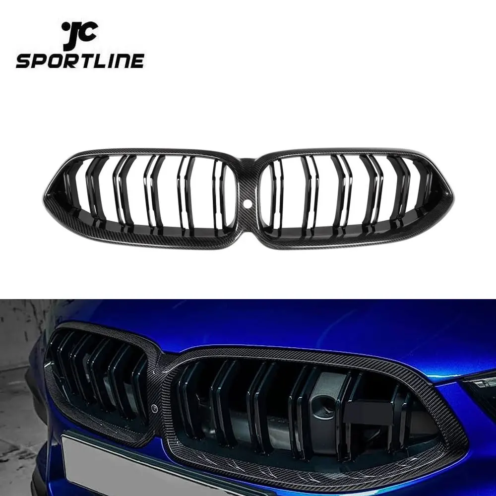 

Carbon Fiber Front Kidney Grill for BMW 8 Series G14 G15 G16 Replacement Racing Grille 2020-2021